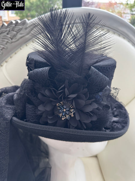 Bat Cameo Top Hat 54cm
