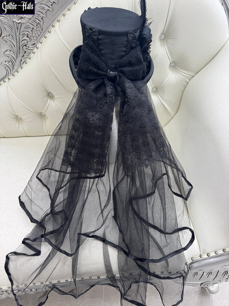 Bat Cameo Top Hat 54cm