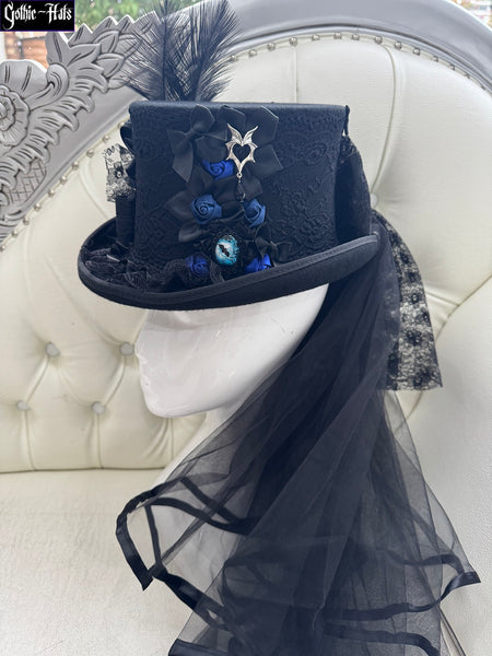 Bat Cameo Top Hat 54cm