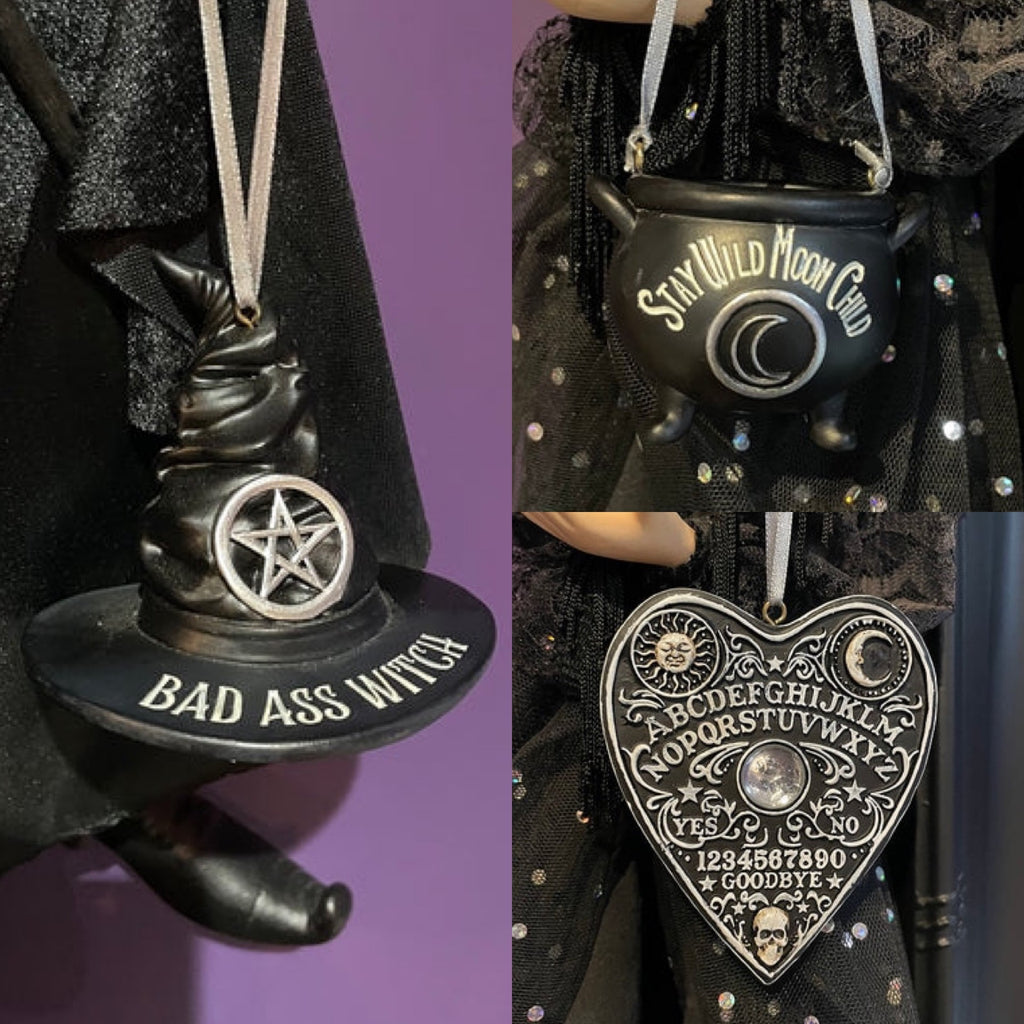 Z~Witch Set Hanging Ornaments
