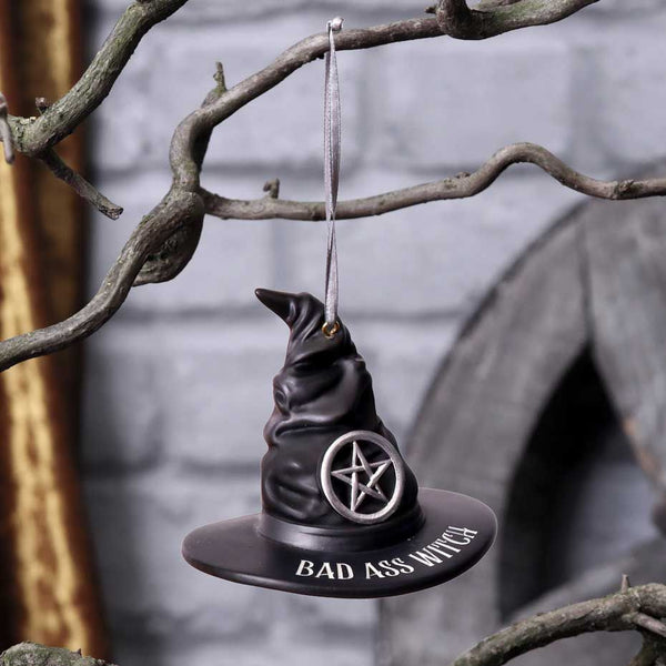 Bad Ass Witch Hanging Ornament